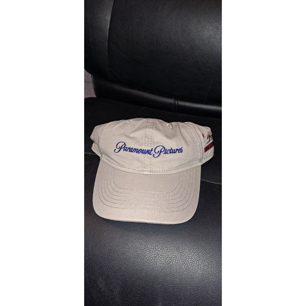 Paramount Pictures Tan Hat With Navy Writing, New
